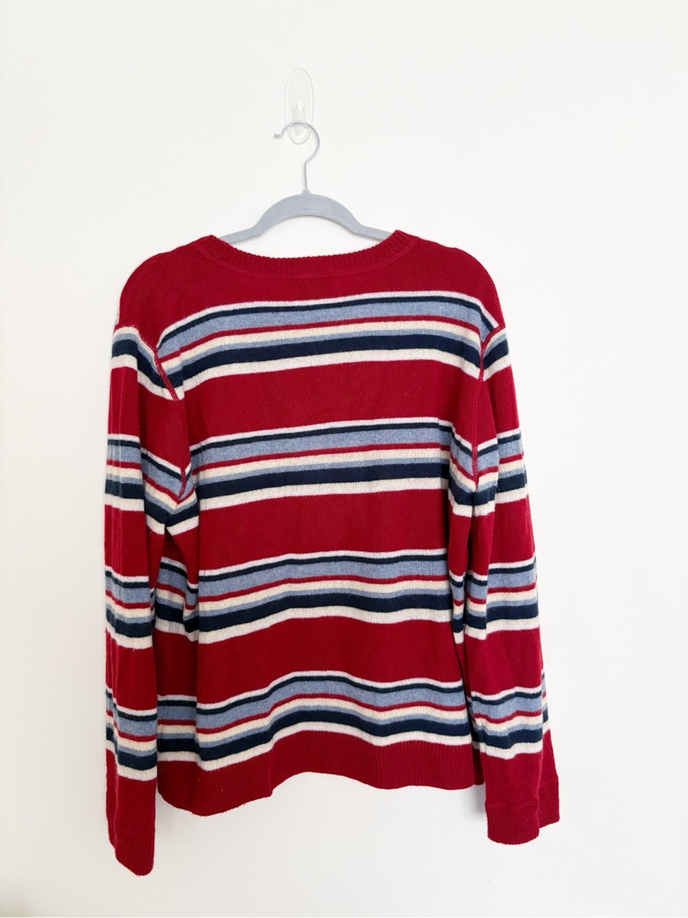 Reformation Cashmere Boyfriend Sweater
Crimson Multi Stripe Large - Picture 3 of 6